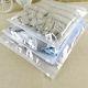 Clear Matte Zip Lock Plastic Packing Bags For Clothes Underwear Storage Reusable