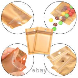 Clear Mylar Zip Lock Bag Aluminum Foil Packaging Plastic Pouches Food Storage