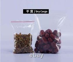 Clear PE Bags Plastic Grip Self Seal Resealable Food Grade Storage Bags All Size