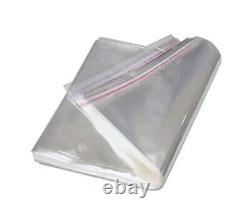 Clear Plastic CPP Garment SELF Seal Clothing Bags Safety Warning RESEALABLE Peel