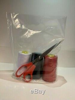 Clear Plastic Carrier Bag with Patch Handle 10'' X 12'' X 4'' Next Day Deliver