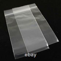 Clear Plastic GRIP SEAL BAGS Writing Panel Resealable Different Sizes Discounted