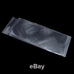 Clear Plastic OPP Bag Self Adhesive for hairpiece Packaging Pouch with Hang Hole