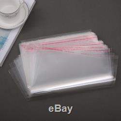 Clear Plastic OPP Poly Bags Cellophane Self Adhesive Peel Seal Various Sizes