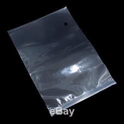 Clear Plastic Packaging Bag Zip Lock Transparent Resealable Pouch For Underwear