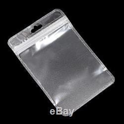 Clear Plastic Packaging Bag with Hang Hole Ziplock Self Seal Resealable Pouch
