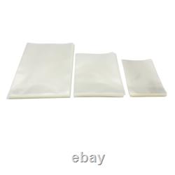 Clear Plastic Poly Food Grade Sideweld Bags/Various Sizes & Quantities Available