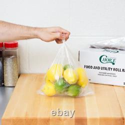 Clear Plastic Polythene Bags Poly Strong for Fruits Vegetable Storage 200 Gauge