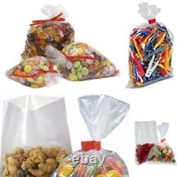 Clear Plastic Polythene Food Safe Freezer Storage Packing Bags 200 Gauge