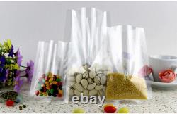 Clear Plastic Polythene Poly Strong Bags for Fruits Vegetable Storage 100 Gauge