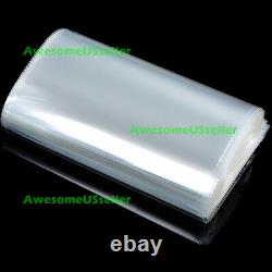 Clear Plastic Reclosable Poly Lip Tape Seal Bags Coins Jewelry T Shirt Apparel