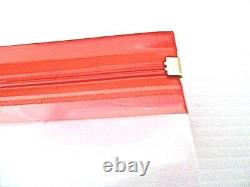 Clear Plastic Red Top Zip Wallet Folder Supazip Bag 4 Sizes Buy 10-50