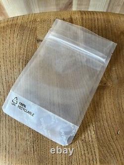 Clear Plastic Standup Pouches x300 150mm x 95mm Recyclable Sealable NEW