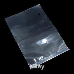 Clear Plastic Storage Bag Slide Seal Clothes Shoes Packing Pouch Poly Travel Use