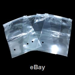 Clear Plastic Storage Bag Slide Seal Clothes Shoes Packing Pouch Poly Travel Use