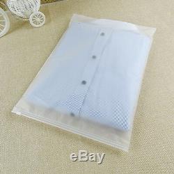 Clear Plastic Storage Packaging Bags for Zip Vent Hole Lock Clothes Travel Bag
