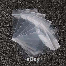 Clear Plastic Zipper Poly Locking Reclosable Bags 2 MIL Any Size 100 10000