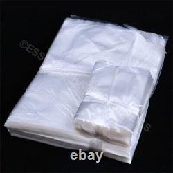 Clear Poly Bags Storage Or Food Grade Bags Heavy Duty Air Tight Disposable
