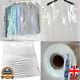 Clear Poly Garment Covers Clothes Suit Dress Plastic Bags Poly Roll Uk Brand