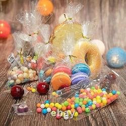 Clear Poly Plastic Bags for Biscuits Cookie Sweets Gifts Wax Melts Greeting Card