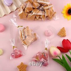 Clear Poly Plastic Bags for Biscuits Cookie Sweets Gifts Wax Melts Greeting Card