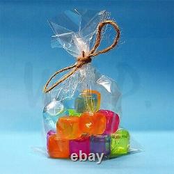 Clear Poly Plastic Bags for Biscuits Cookie Sweets Gifts Wax Melts Greeting Card