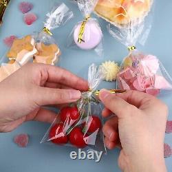 Clear Poly Plastic Bags for Biscuits Cookie Sweets Gifts Wax Melts Greeting Card