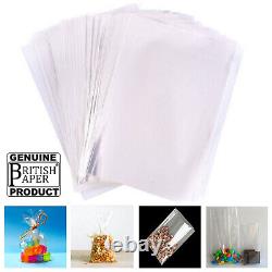 Clear Polythene Bags Plastic Cellophane Craft Food Storage Large Small Cheapest