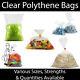 Clear Polythene Plastic Bags All Sizes Strong 100 200 500 1000 Food Use Craft