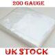 Clear Polythene Plastic Bags Sizes Crafts Food Poly All Size Cheap 200 Gauge