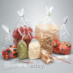 Clear Polythene Plastic Food Bags Sandwich, Storage Bags 100g Dispencer Box