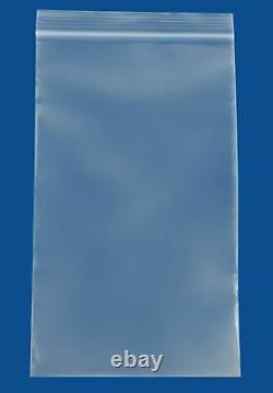 Clear Reclosable Bags 6x10 4 Mil Top Seal Jewelry Plastic Polybags 4000 Pieces