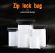 Clear Reclosable Seal Bag Plastic Poly Zip Lock Bags Zipper Bag 2mil All Size