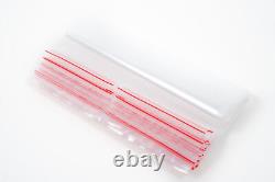 Clear Reclosable Zip and Lock Plastic 2 Mil Bags Poly Jewelry FBA Zipper Bags