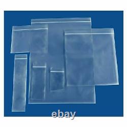 Clear Reclosable Zip and Lock Plastic 6 Mil Bags Poly Jewelry Zipper Bag