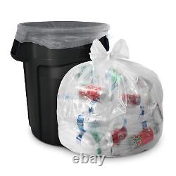 Clear Refuse Sacks Strong Polythene Bin Liners Waste Rubbish Bags 18x29x39 140G