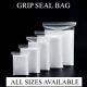 Clear Resealable Grip Seal Bags Self Grip Poly Plastic Mix S To L All Sizes