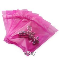 Clear Resealable Poly Bags Pouches Clear Plastic Zip Lock Bag Jewelry Package