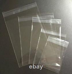 Clear Resealable Recloseable Self Seal Adhesive Cello Lip Tape Poly Plastic bags
