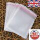 Clear Self Adhesive Seal Cellophane Plastic Bags Opp Garments Bags Sweets Bags
