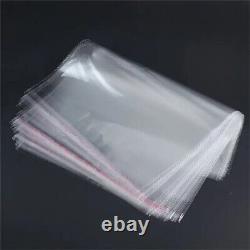 Clear Self Adhesive Seal Plastic Bags OPP Poly Seal Packing Bags Cellophane