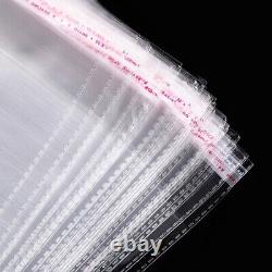 Clear Self Adhesive Seal Plastic Bags OPP Poly Seal Packing Bags Cellophane