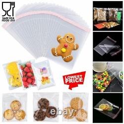 Clear Self Seal Cellophane Bags Small Large Craft Poly Plastic Sweet Party Gifts