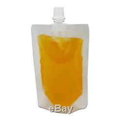 Clear Spout Bags Stand Up Bag Cap Liquid Flask Transparent Plastic Juice Pouches