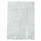 Clear White Plastic Bags Zip Lock Packaging Pouch With Hang Hole Poly Reclosable