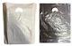 Clear / White Plastic Carrier Bags Gift Shop Strong Patch Handle Bag Boutique
