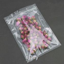 Clear Ziplock Bags Plastic Retail Packaging Pouch Reclosable Food Grade Poly Bag