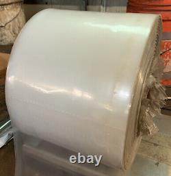 Clear plastic poly bags 8.5x 17x 2 mil. 1500 per roll. Perforated