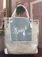 Coach Extra-large Clear Plastic Leather Beach Tote Crab 16594 $328 X1