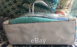 Coach F16594 Clear Plastic Extra Large Beach Tote Bag Rare
